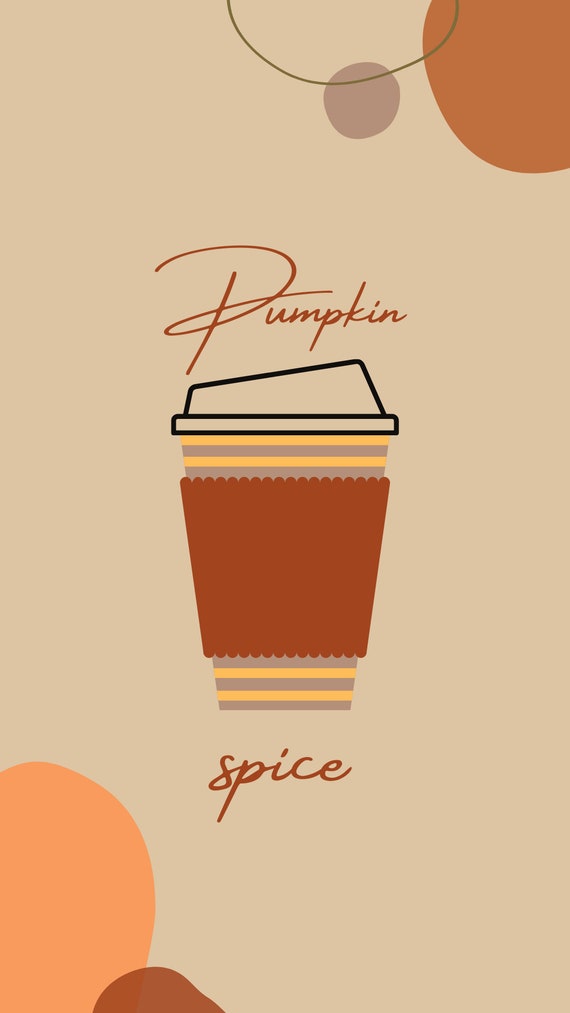 Pumpkin Spice Phone Wallpaper - Etsy Pumpkin Spice Phone Wallpaper - Etsy
