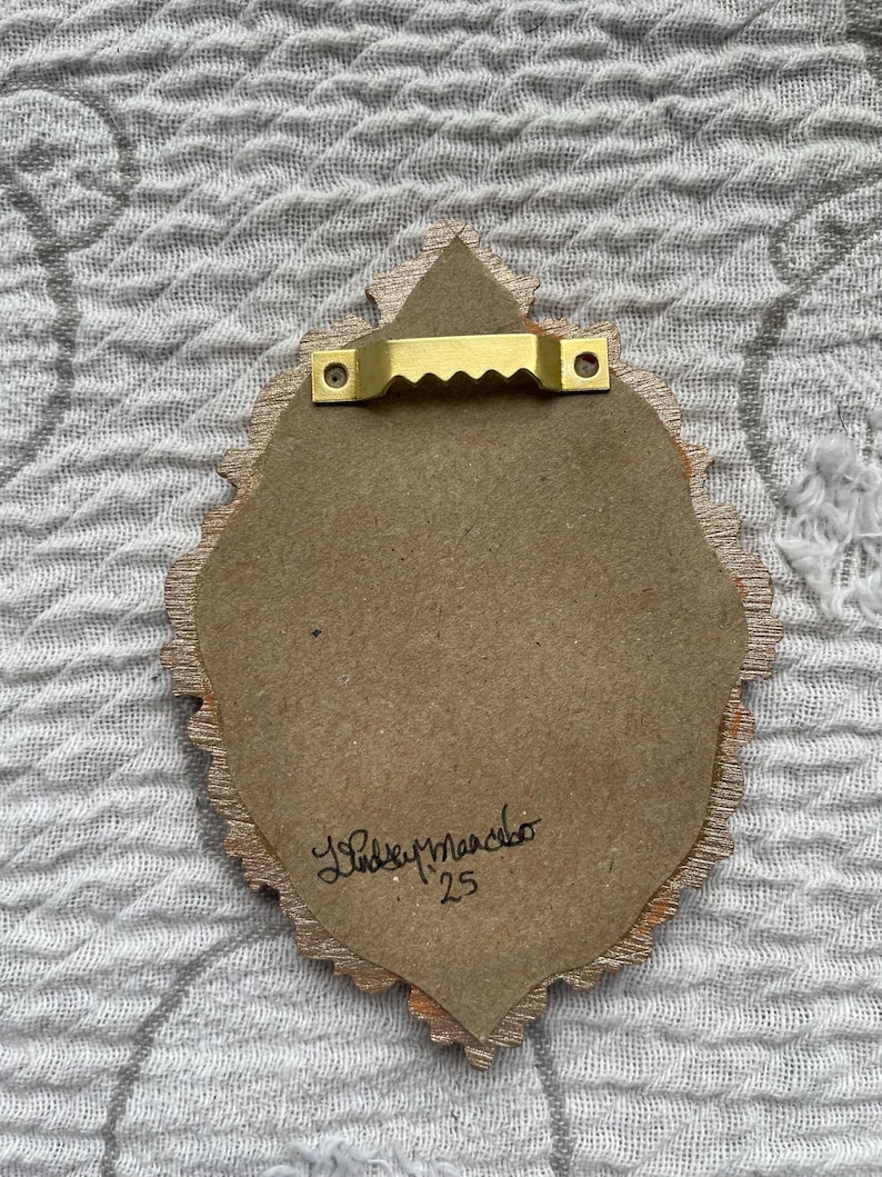 Mini Sardine Giclee Print: Whimsical Fish Painting in Gold Leaf Frame image 6