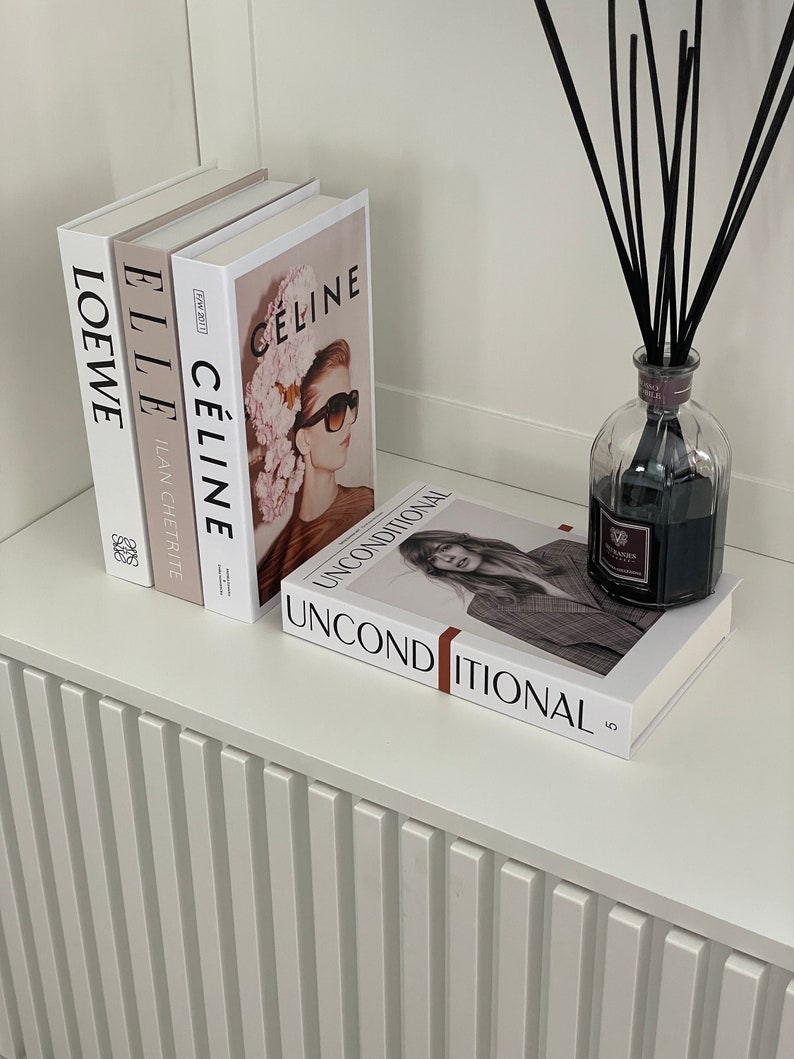 Luxury Designer Fake Book Shelf Decor Coffee Table Books Etsy