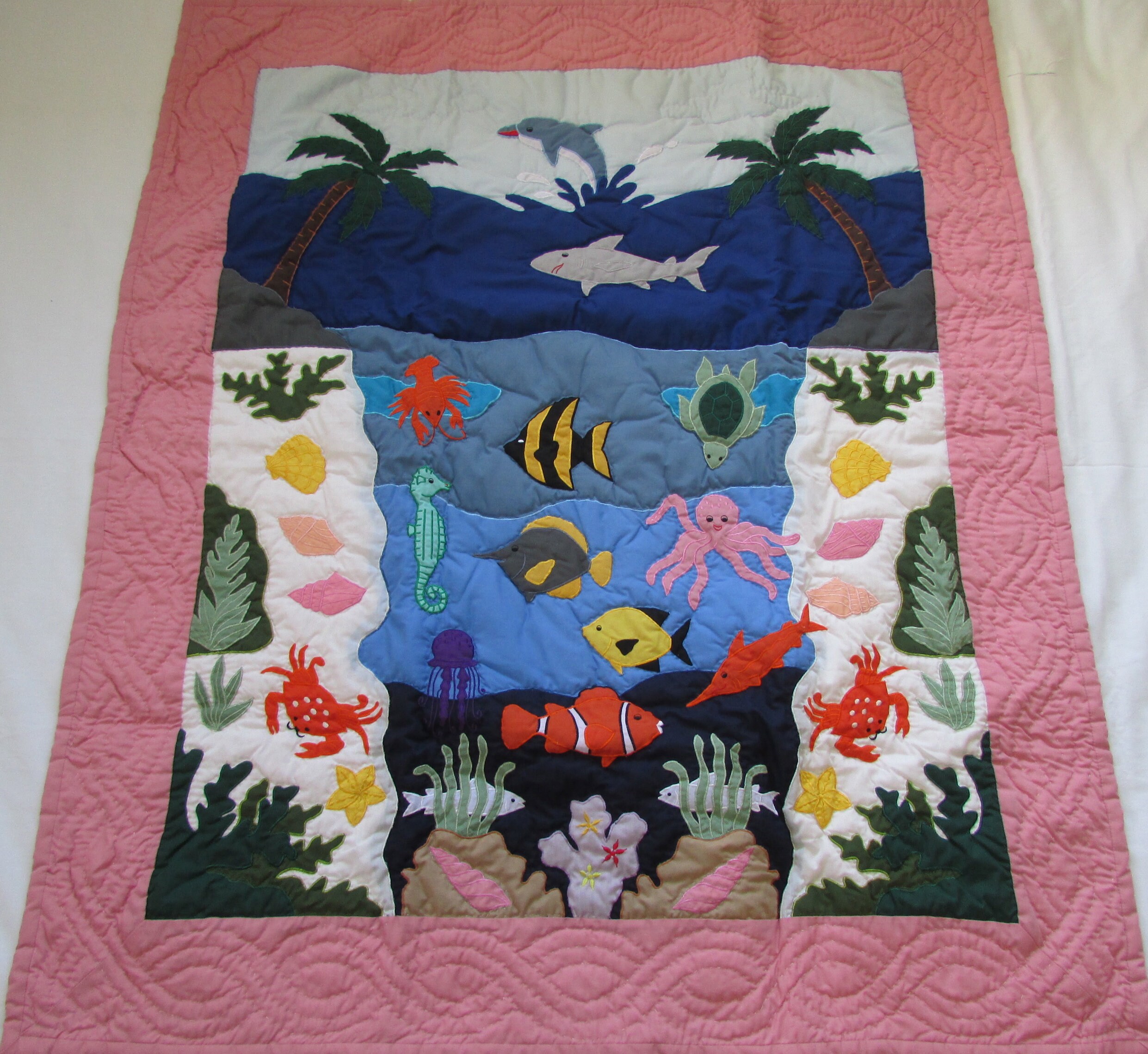 Hawaiian Quilts Baby Blanket/wall Hanging Hand Quilted and Etsy