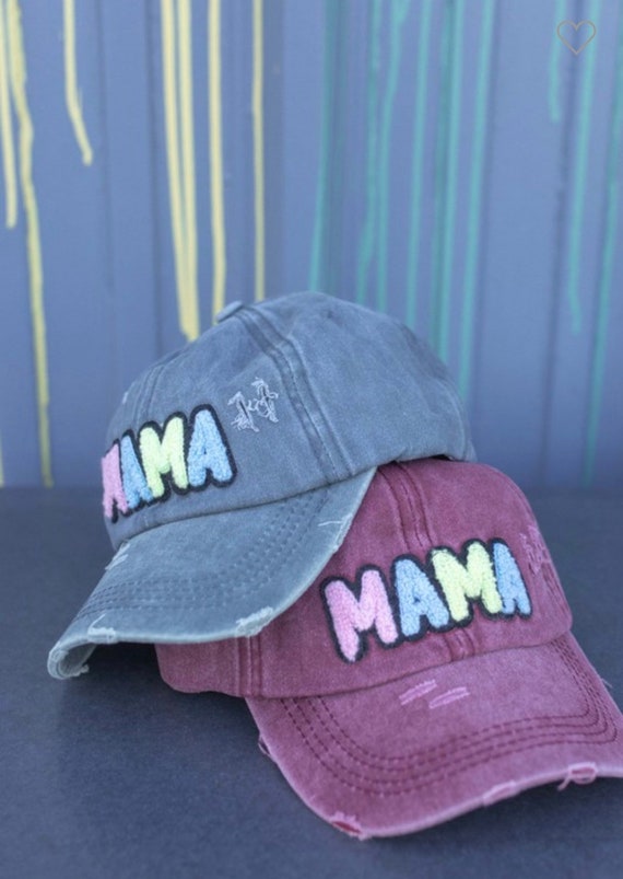 Maroon Distressed Baseball Mama Maroon Distressed Baseball Mama