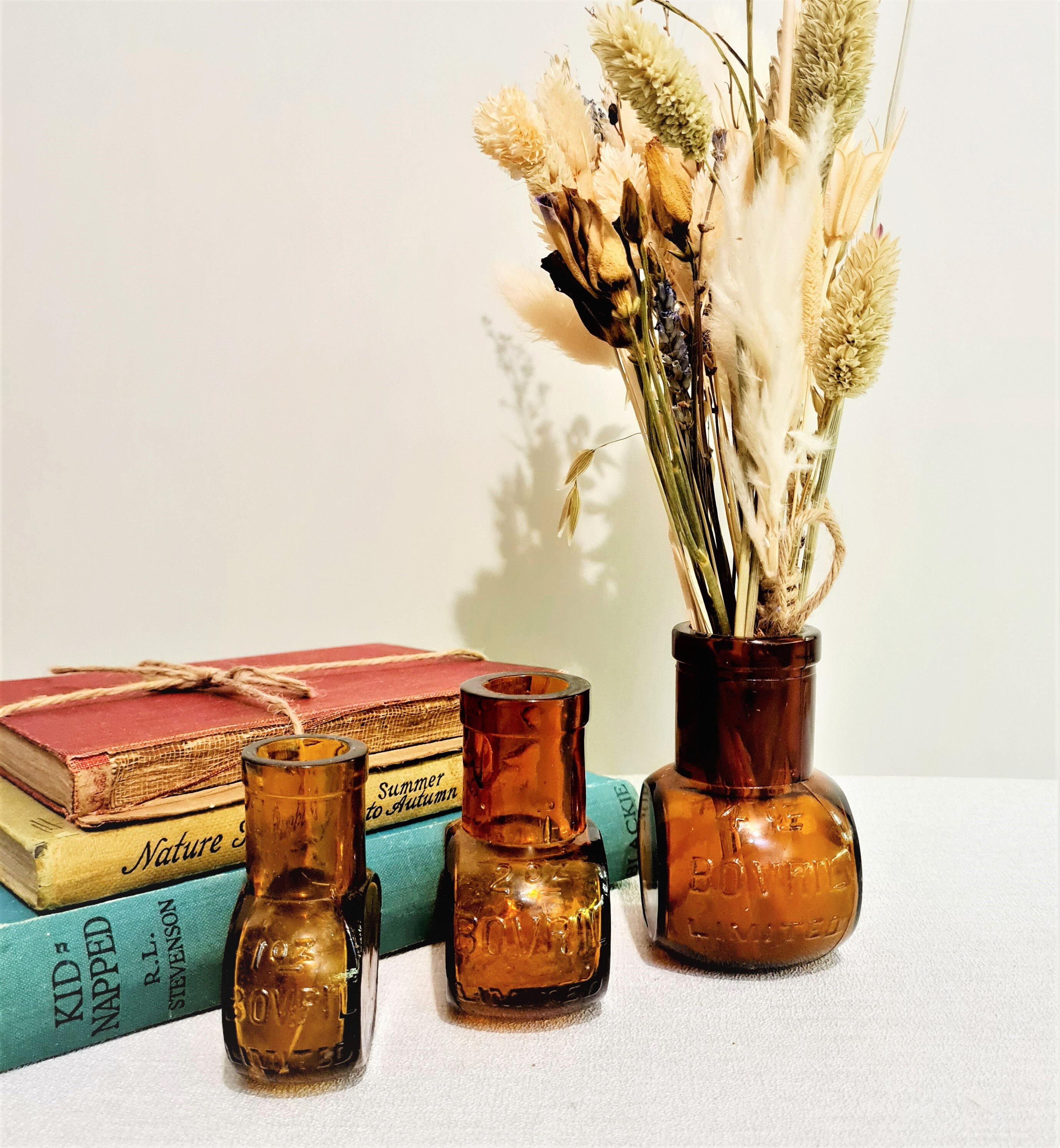 Vintage Bovril Glass Bottles Set of 3 Unique Vintage 1930s Etsy UK