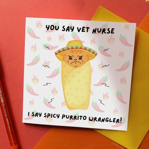 Vet nurse birthday card | Card for RVN, Gift for vet tech, Funny vet med card, Congrats vet nurse, SVN birthday, vet tech gift, veterinary
