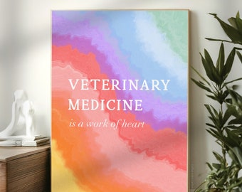 Veterinary Medicine Print | Veterinary Wall Art, Veterinary Art, Veterinary Artwork, Veterinary Print, Veterinary Poster, Veterinary Gifts