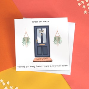 Personalised new home card | Moving house card, Congratulations new home, New Home, Customised Congratulations On Your First Home, New House