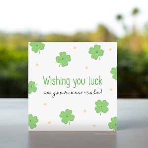 Good Luck in Your New Role Card | Promotion Card, Congratulations Promotion Card, Well Done on Your Role Card, New Job Card, New Position