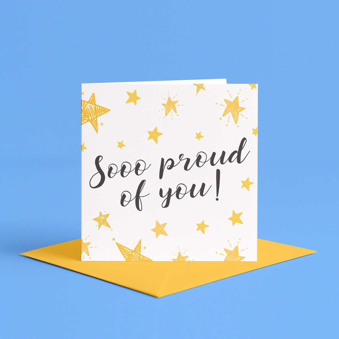 So Proud of You Card | Proud of You Cards, Well Done Cards, You Are a ...