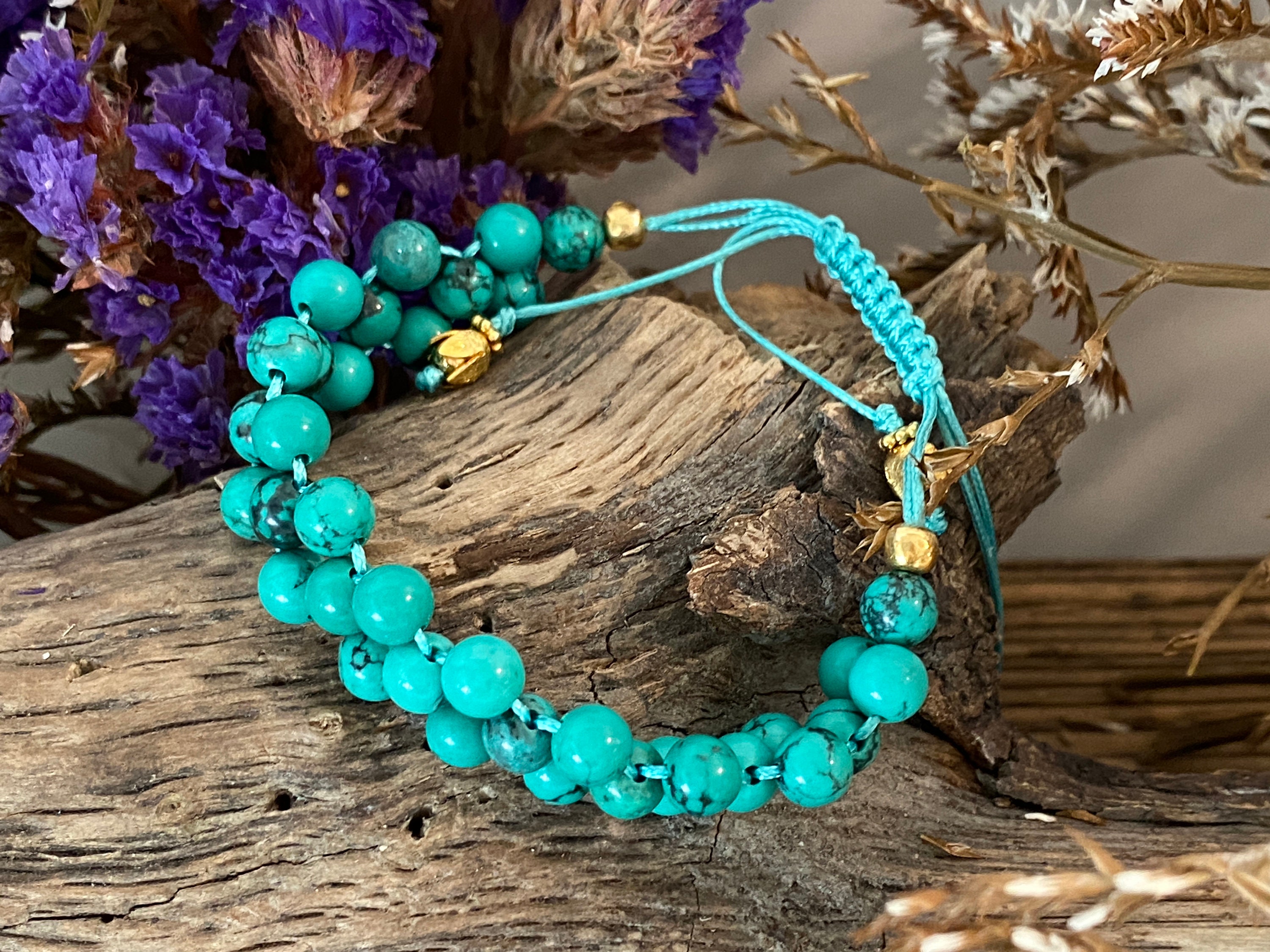 Two Row Turquoise Bracelet - #4