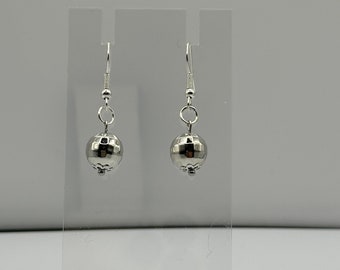 Mirror Ball Earrings Disco Ball Jewelry