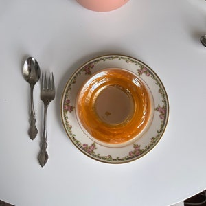 Fire King Peach Lustre Bowls- Set of 4