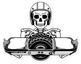 Onewheel Sticker - Float Gang Onewheel GT Skeleton Stickers