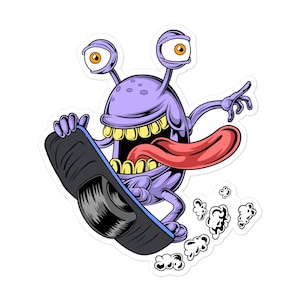 Float Gang Mascot Goober Onewheel Sticker