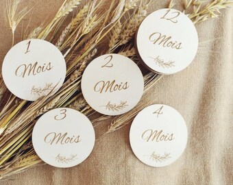Carte Etape Bebe Etsy