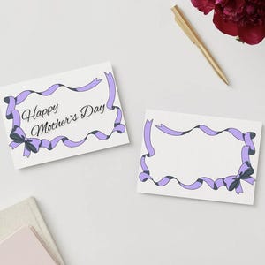 Tarjeta editable para el Día de la Madre