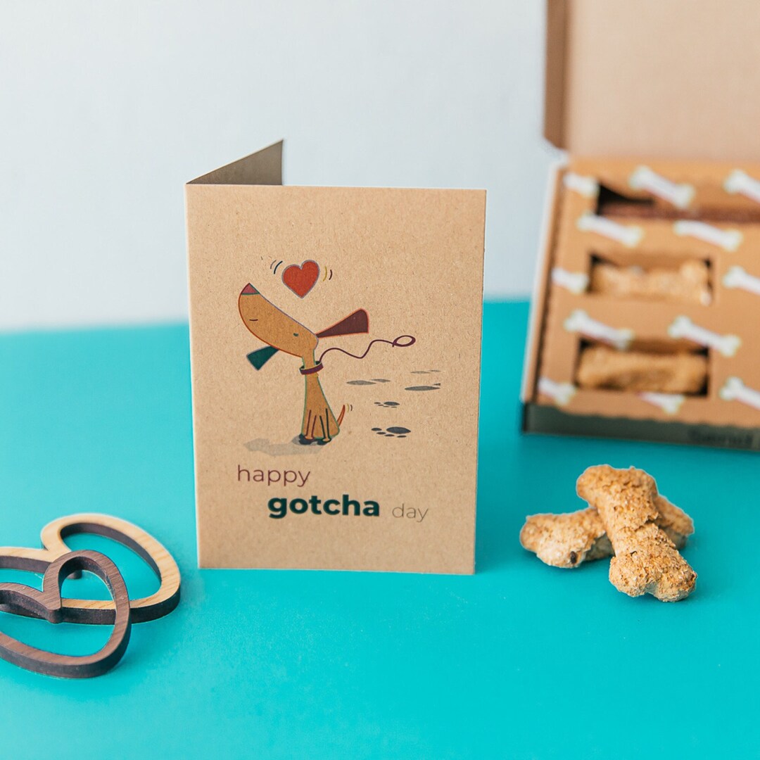 Personalised Gotcha Dog Treat Box, Gotcha Day, Dog Gotcha Day, Dog ...