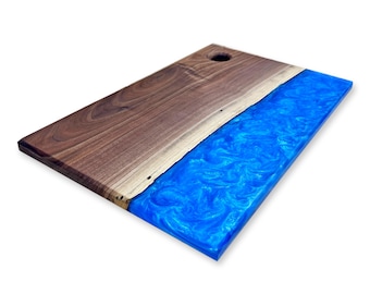 Walnut & Epoxy Charcuterie Board