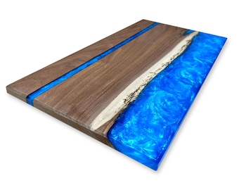Walnut & Epoxy Charcuterie Board
