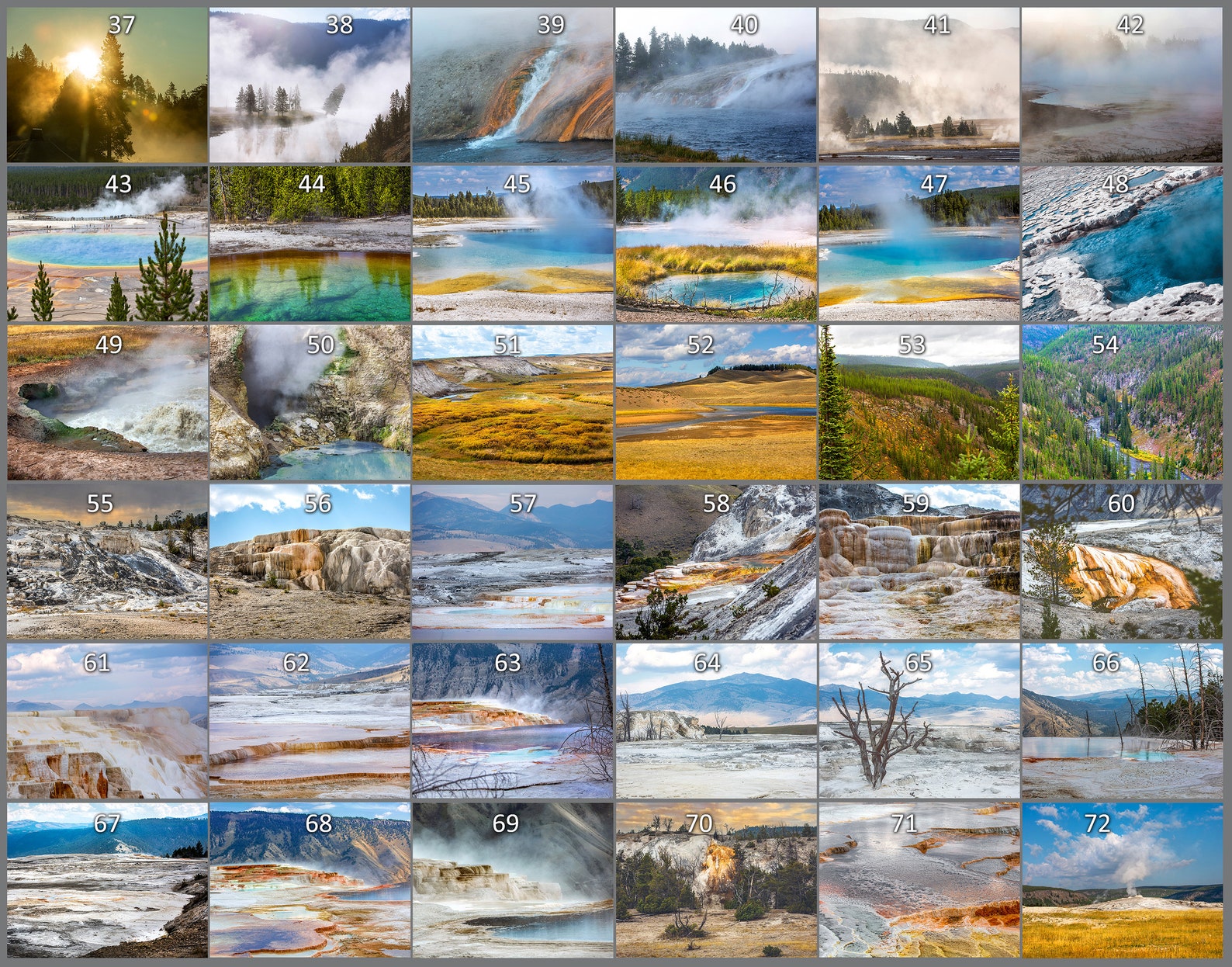 Yellowstone 2023 Calendar Custom Photography Gift Motivational Etsy