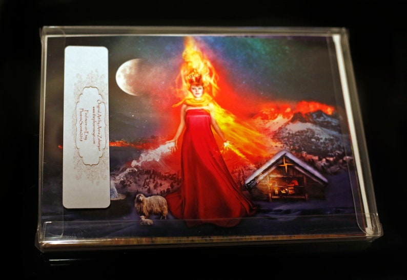 Celtic Goddesses Altar Cards Set ritual cards Pagan Feminine Divine fine art cards image 7