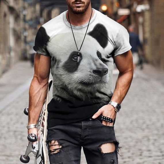 Panda Cloth Creative Shirt Summer Top T 