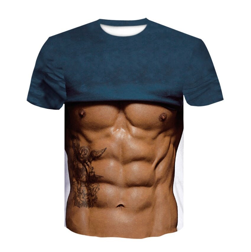 Ripped Muscles, six pack, chest T-shirt Men's T-Shirt