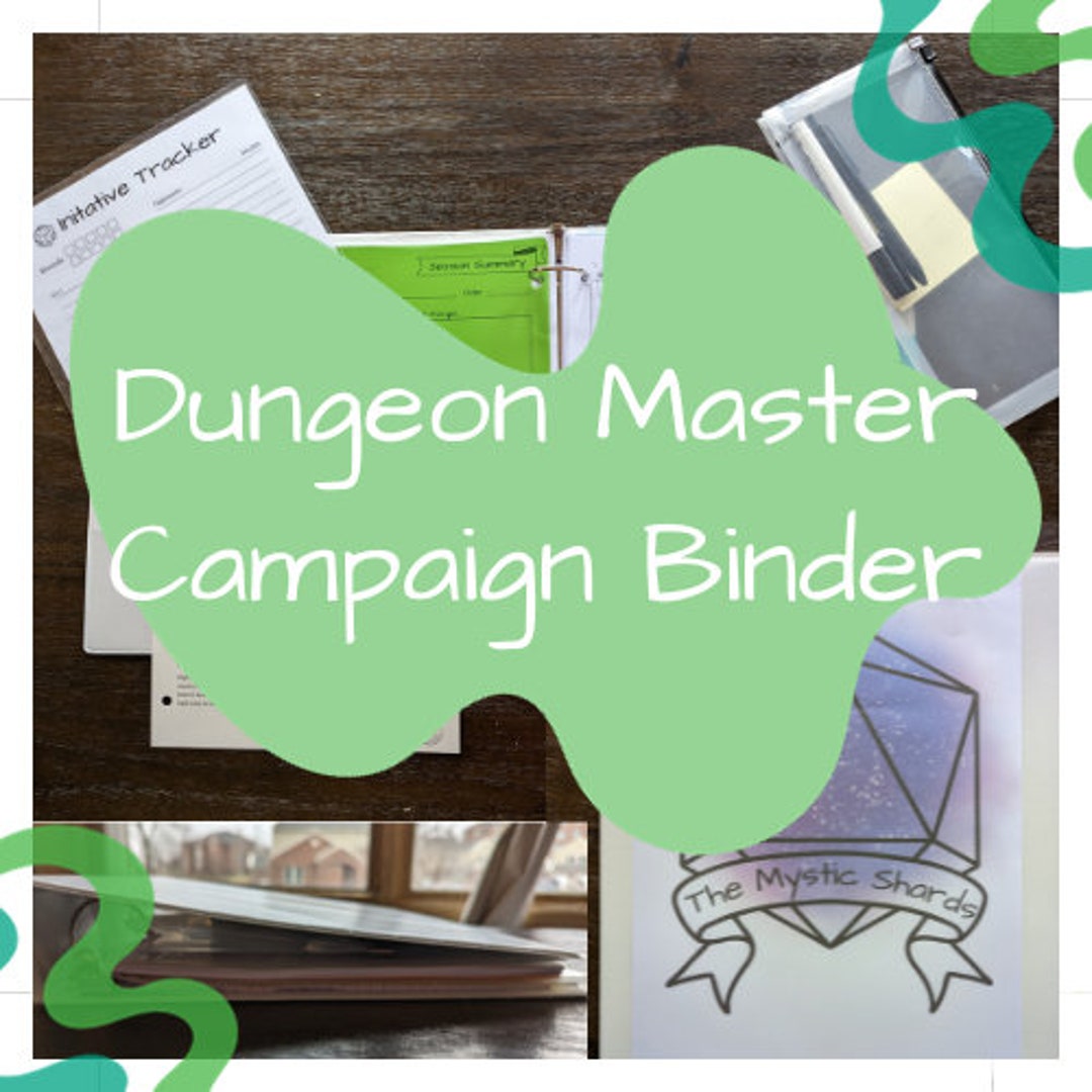 Dnd Campaign Binder DM Plannner Etsy