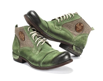 Zapatos de hombre de piel italiana hechos a mano, perfecto estilo y comodidad - Carlo