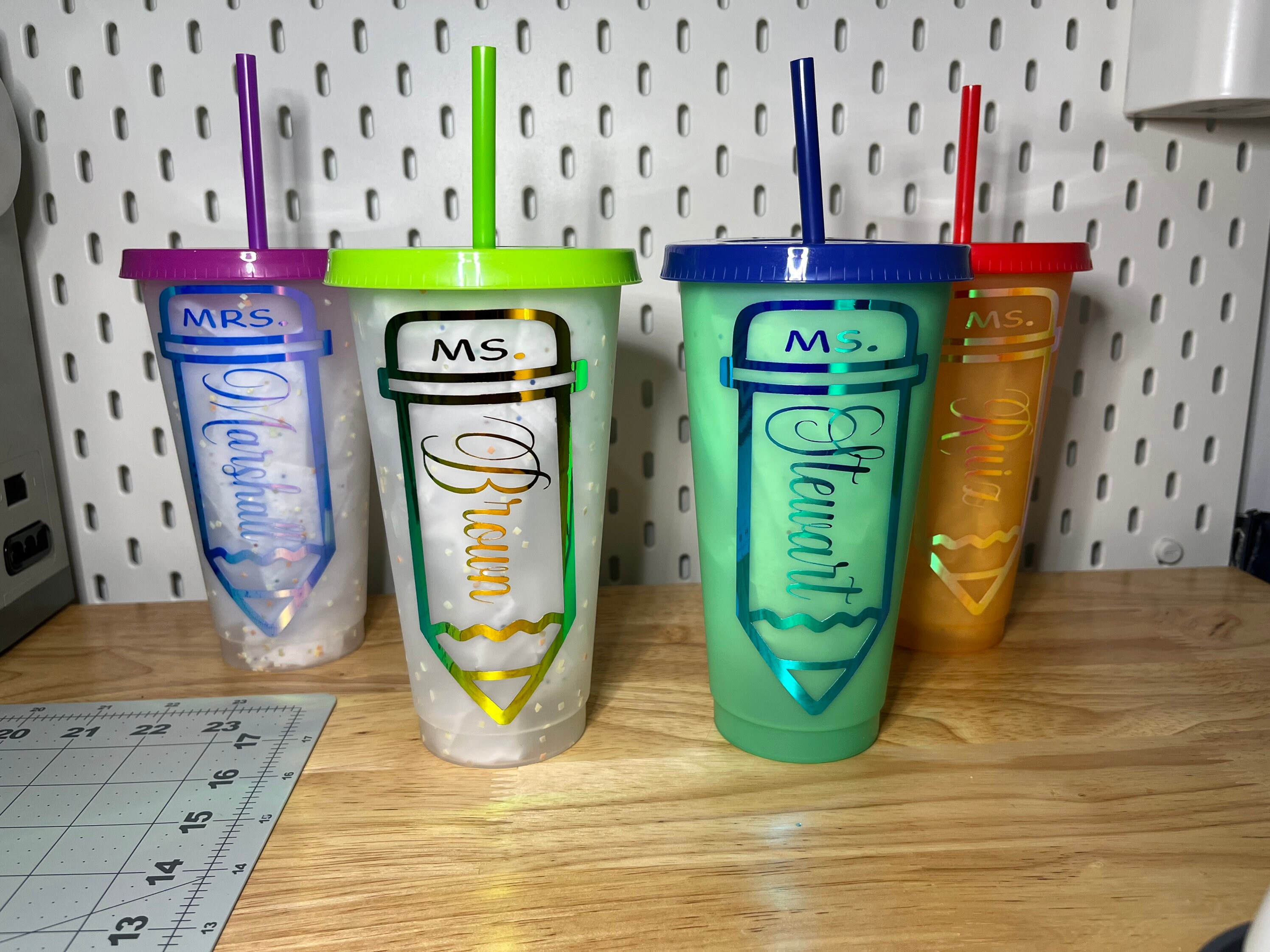 Color Changing Cold Cups ZAK Cups Travel Cups Cups With Lids and Straws  Teacher Gift Birthday Gift Work Cup Car Cup 