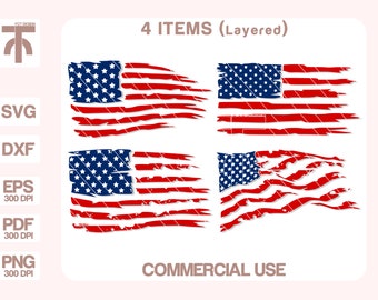 Distressed Flag Svg, Distressed American Flag Svg, American Flag Svg, USA Flag Svg, America Svg, Cut files for Cricut, Silhouette.