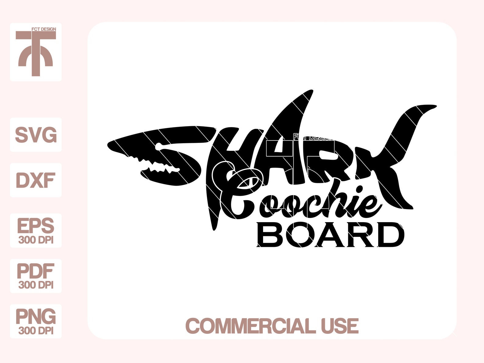Shark Coochie Board Svg Shark Coochie Board Cut Files Shark | Etsy Ireland