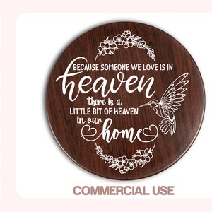 Hugs from Heaven Svg, A hug from Heaven Svg, Hummingbird Memorial Svg, Hug from Heaven, Cut files for Cricut, Silhouette.