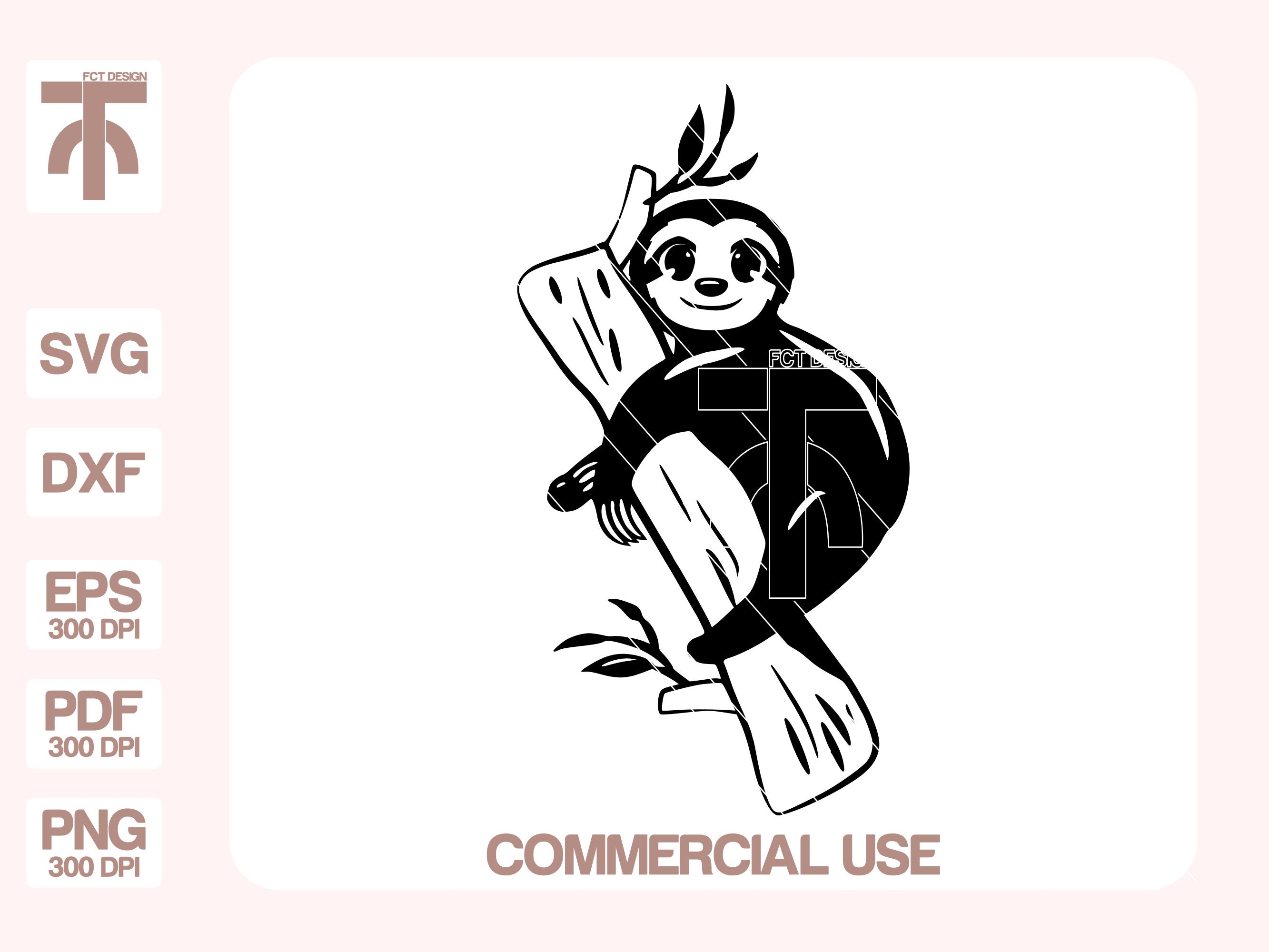 Faultier Svg Faultier Svg Bundle Faultier Silhouette Süße | Etsy