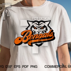 Bengals Svg Cheer Svg Bengals Football Svg Baseball Bengals Svg School Spirit Bengals Cheer Svg Cut files for Cricut Silhouette