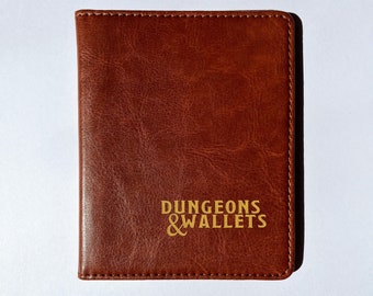 Dungeons & Wallets - Winziges Rollenspiel verpackt im Geldbeutel | RPG Geschenke, DnD Spieler Geschenke, Dungeon Master Geschenke