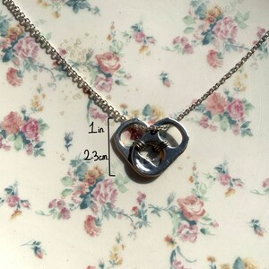 Heart can tab necklace image 2