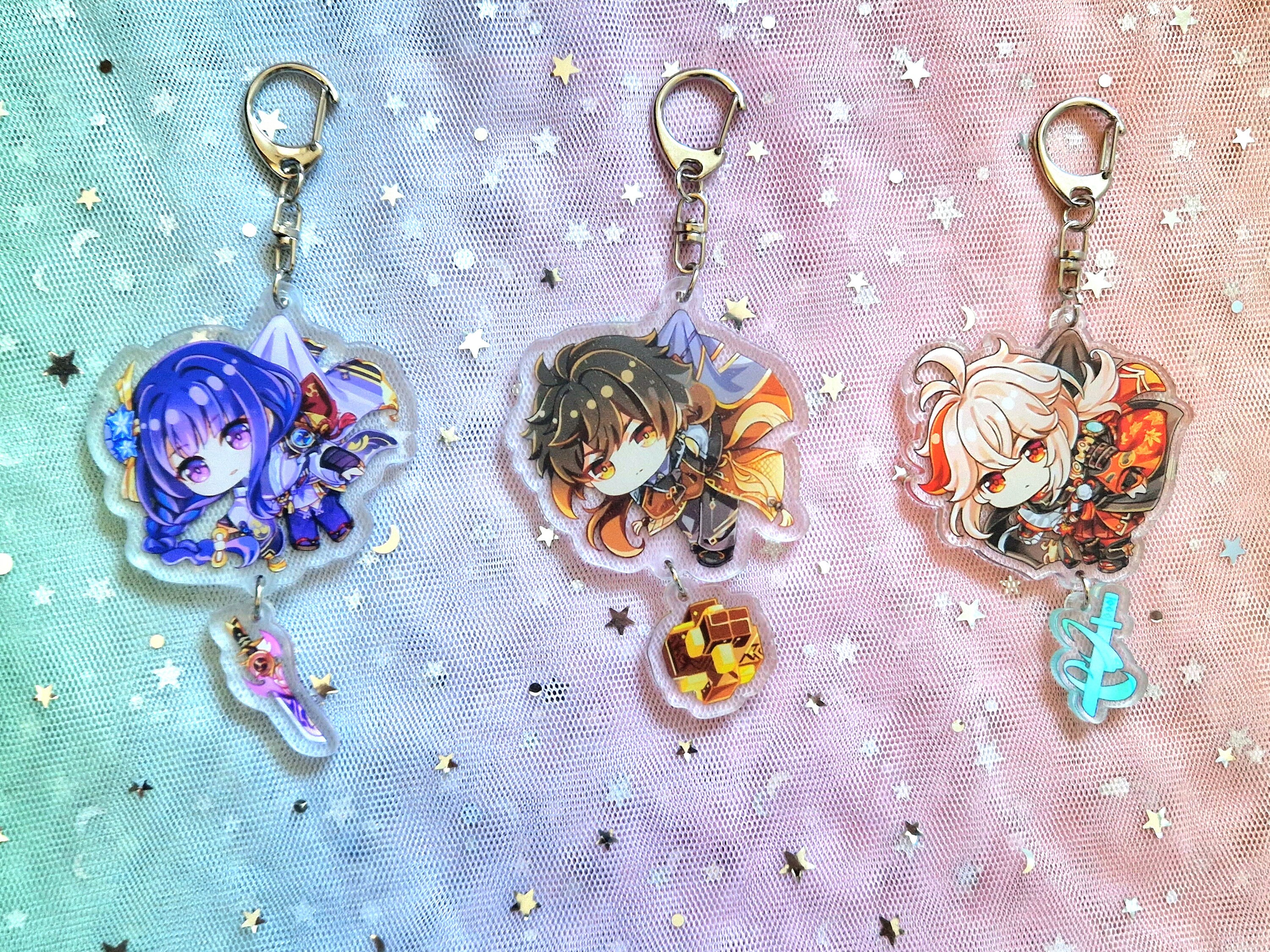 Buy Clannad - Different Female Characters Themed Cute Keychains (4 Designs)  - Keychains