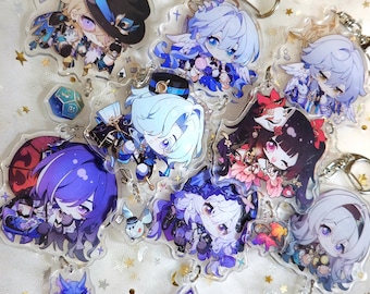 Honkai Star Rail Acrylic Keychains -44 Styles Aventurine Acheron Imbibitor Jingliu Kafka Sparkle Black Swan  Acrylic keycharm