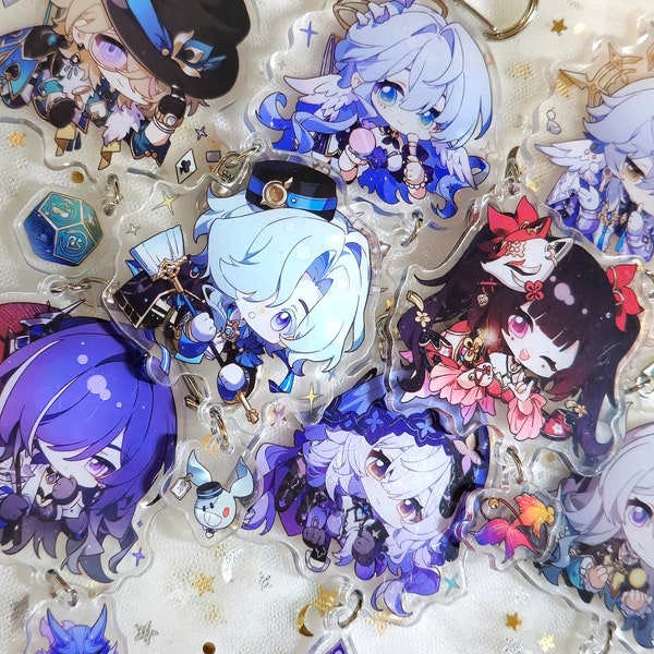 Honkai Star Rail Acrylic Keychains -44 Styles Aventurine Acheron Imbibitor Jingliu Kafka Sparkle Black Swan  Acrylic keycharm