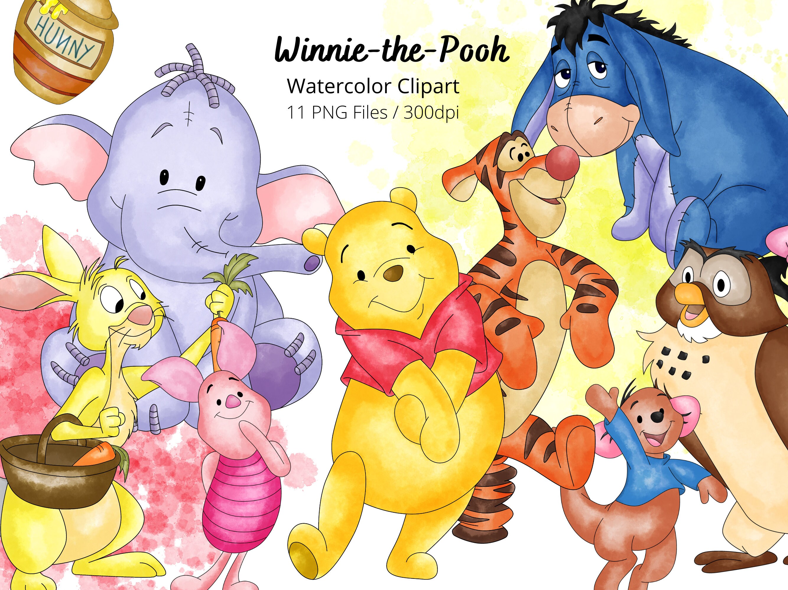 Classic winnie the pooh clip art