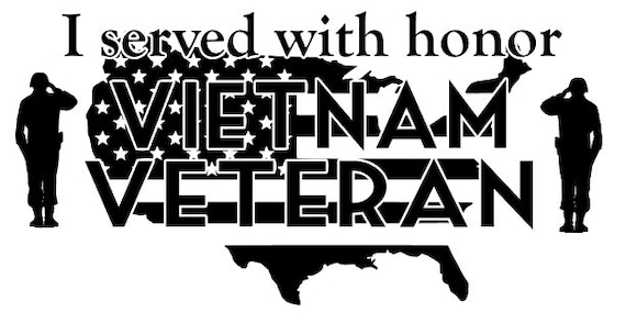 Vietnam Veteran USA American Flag SVG - Etsy