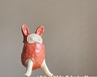 Handmade Ceramic Sugar Bowl| Bowl with Lid |Sugar Bowl with cute Figure on Lid|Kitchen gift idea|Sugar Dish|Housewarming gift|Sugar Jar