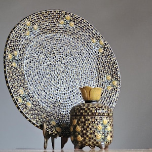 Plates|Large Plate|Serving Platter|Decorative Plates|Pottery|Handmade Tableware|Hand Painted|Ceramic Serving|Serving Dish|Dinner Plates|Gift