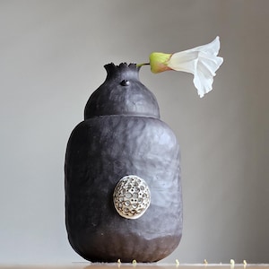 陶器の手作り花瓶|芸術的な装飾的な室内装飾|装飾的な陶器の花瓶|デザイン陶器