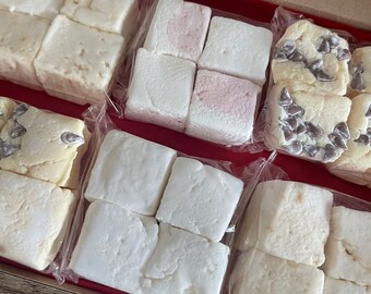 Mini Marshallow Mix-Packung | Handgemachte Marshmallows | Gönnen Sie sich | Geschenk | Süße Marshmallows
