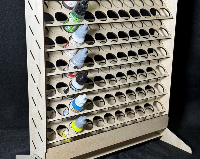 77 Bottle Paint Rack - Vallejo, Army Painter Etc. Not MDF! - Etsy