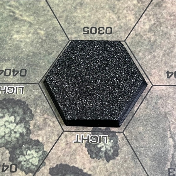 Hex base for Battletech and other tabletop games / miniatures
