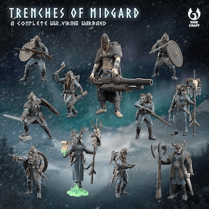 Trench Crusade - Trenches of Midgard Warband from Rise Craft - New Antioch/heratics faction proxy.