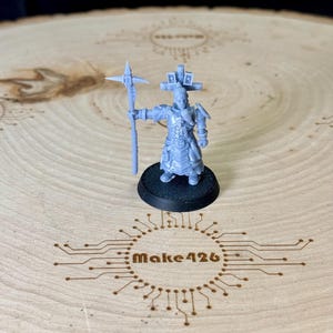 Trench Crusade - Trench Pilgrim War Prophet from Black Cobra Miniatures - Trench Prophetic Leader