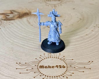 Trench Crusade - Trench Pilgrim War Prophet from Black Cobra Miniatures - Trench Prophetic Leader