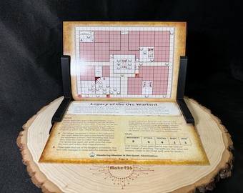HeroQuest Quest book or book of Challenges stand